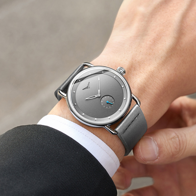 Joris | Klassiek Minimalistisch Horloge met Slanke Wijzerplaat en Kwartsuurwerk 4