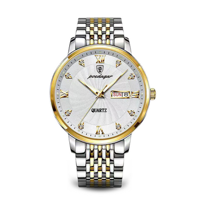 Joris | Lichtgevend Horloge met Strass-Accenten en Ronde Wijzerplaat 1