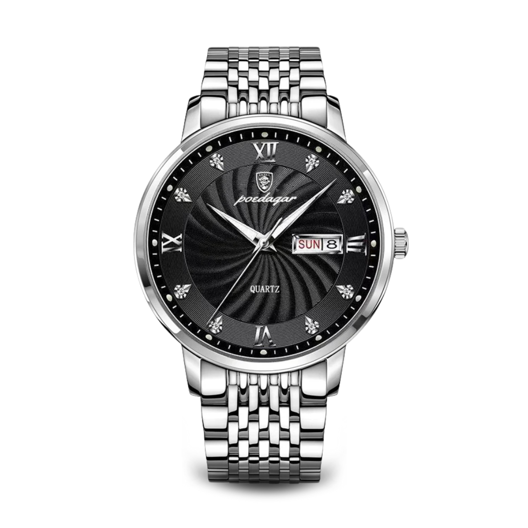 Joris | Lichtgevend Horloge met Strass-Accenten en Ronde Wijzerplaat 6