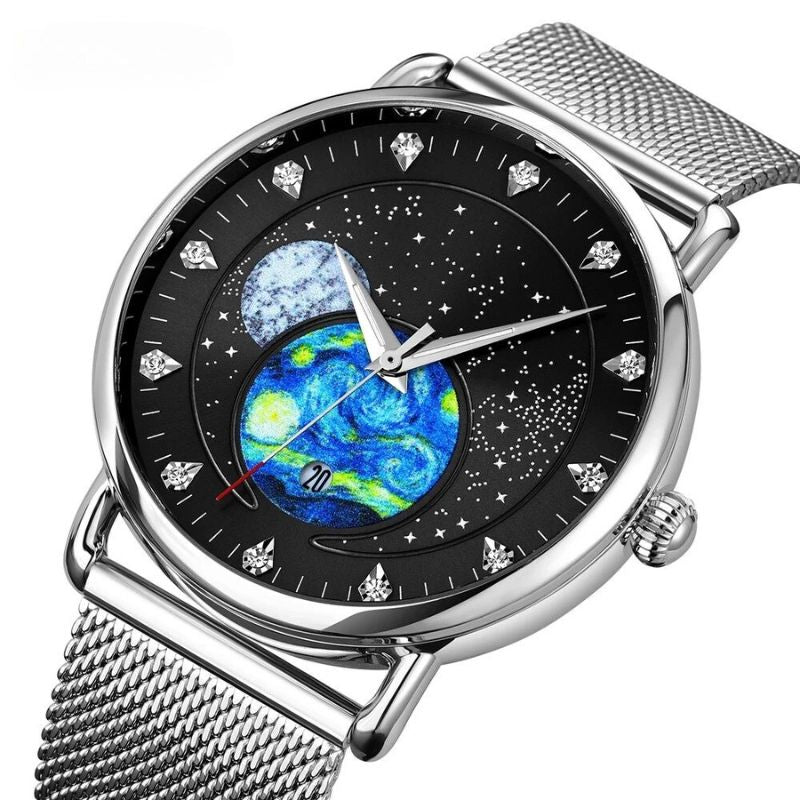 Joris | Mechanisch horloge met maanlichtgloeifunctie en kalenderweergave 2