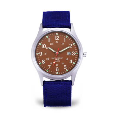 Joris | Militair Geïnspireerd Casual Polshorloge met Nylon Band 19