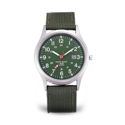 Joris | Militair Geïnspireerd Casual Polshorloge met Nylon Band 1