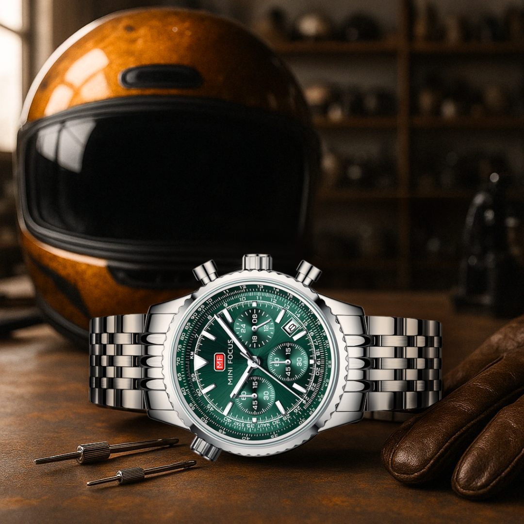 Joris | Motorhead Road King Uurwerk met Open Skeleton Wijzerplaat in Roestvrij Staal 1