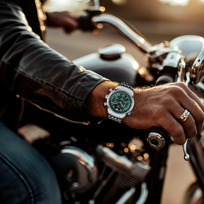 Joris | Motorhead Road King Uurwerk met Open Skeleton Wijzerplaat in Roestvrij Staal 3
