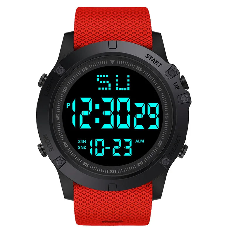 Joris | Robuust Digitaal Militair Sporthorloge met LED-Display voor Heren 0