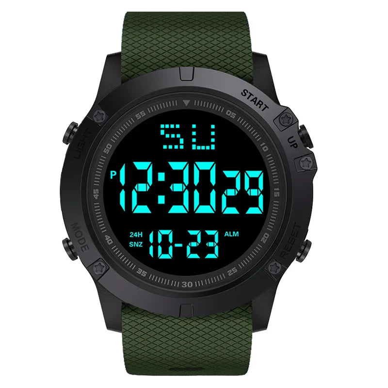 Joris | Robuust Digitaal Militair Sporthorloge met LED-Display voor Heren 4