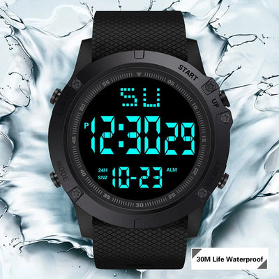 Joris | Robuust Digitaal Militair Sporthorloge met LED-Display voor Heren 5