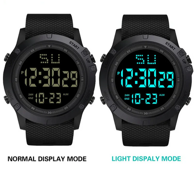 Joris | Robuust Digitaal Militair Sporthorloge met LED-Display voor Heren 6