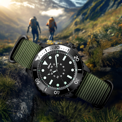Joris | Robuust Veldhorloge met Waterbestendig Ontwerp en 24-Uurs Wijzerplaat 5