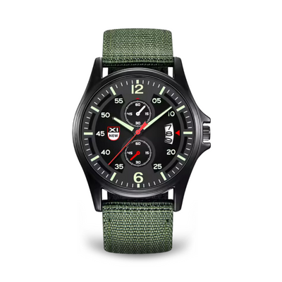 Joris | Sportief Militair Quartzhorloge met Nylon Band 0