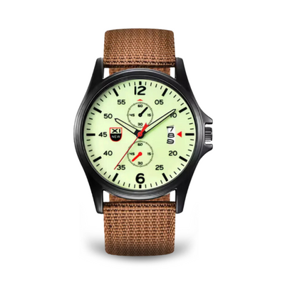 Joris | Sportief Militair Quartzhorloge met Nylon Band 10