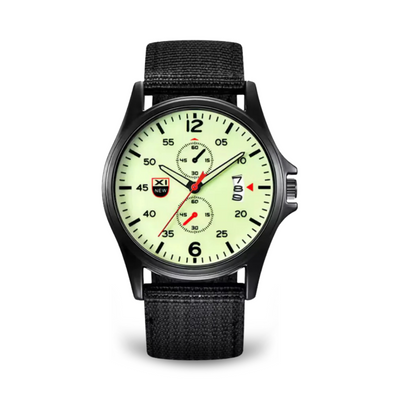 Joris | Sportief Militair Quartzhorloge met Nylon Band 11