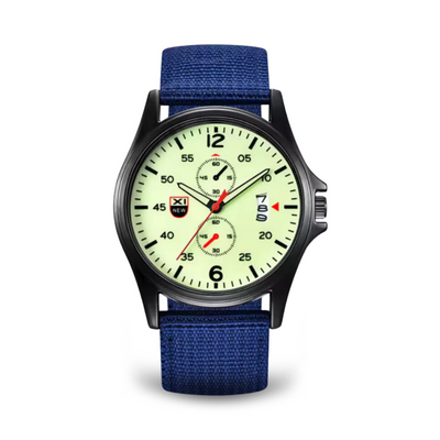 Joris | Sportief Militair Quartzhorloge met Nylon Band 12