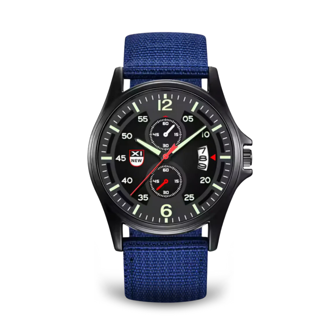 Joris | Sportief Militair Quartzhorloge met Nylon Band 13