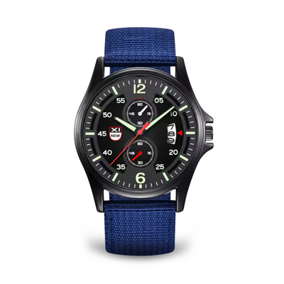 Joris | Sportief Militair Quartzhorloge met Nylon Band 13