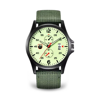 Joris | Sportief Militair Quartzhorloge met Nylon Band 14