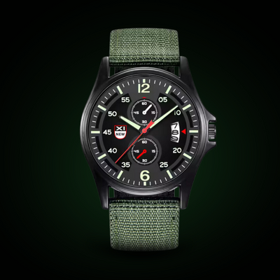Joris | Sportief Militair Quartzhorloge met Nylon Band 4