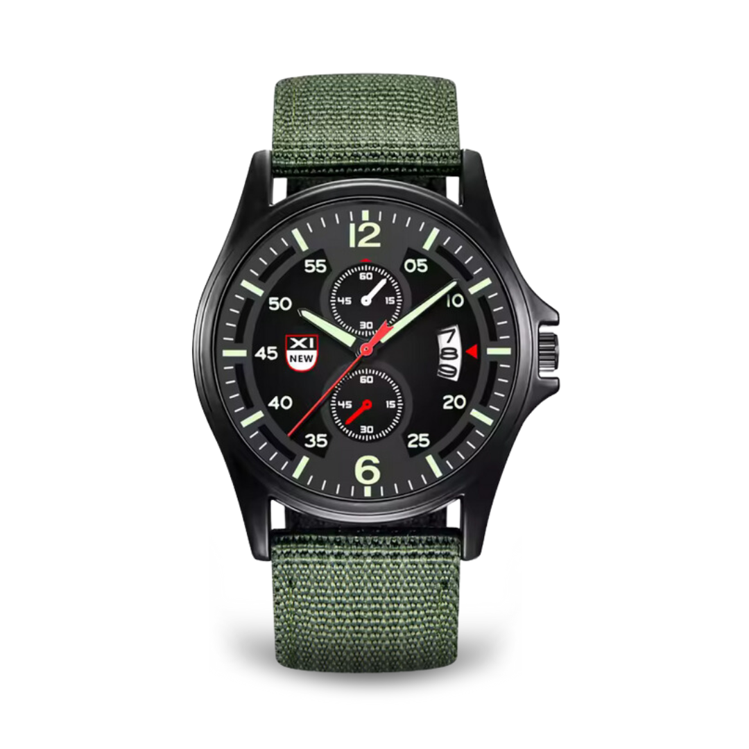 Joris | Sportief Militair Quartzhorloge met Nylon Band 8