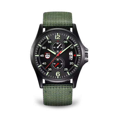 Joris | Sportief Militair Quartzhorloge met Nylon Band 8