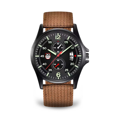 Joris | Sportief Militair Quartzhorloge met Nylon Band 9