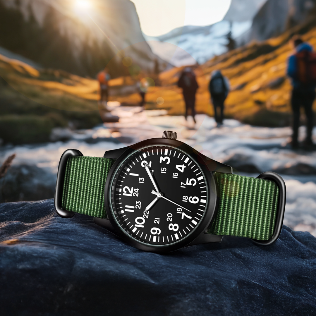Joris | Tactisch Avonturenhorloge met Stoffen Band 2