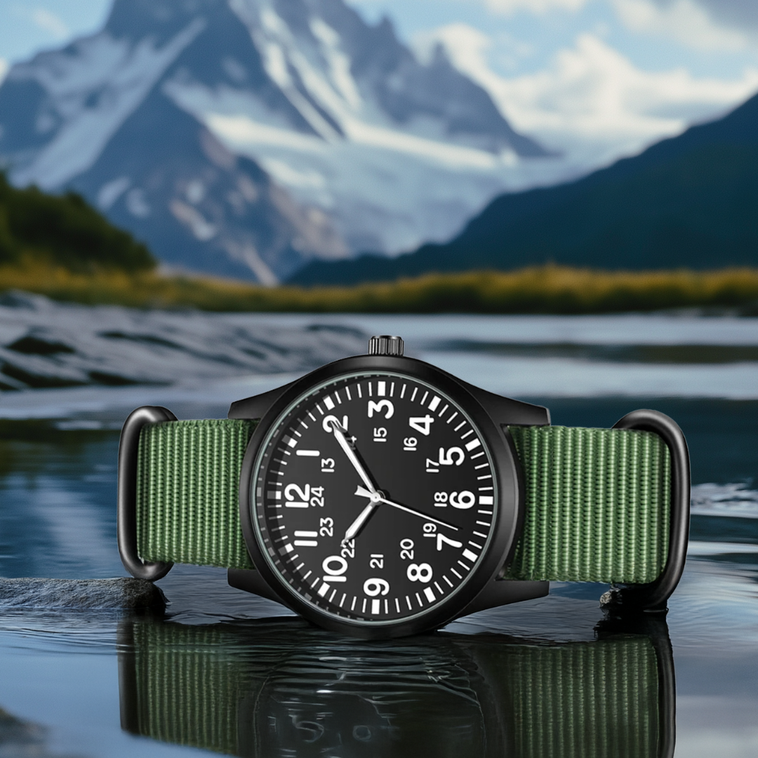 Joris | Tactisch Avonturenhorloge met Stoffen Band 4