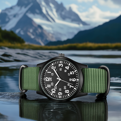 Joris | Tactisch Avonturenhorloge met Stoffen Band 4