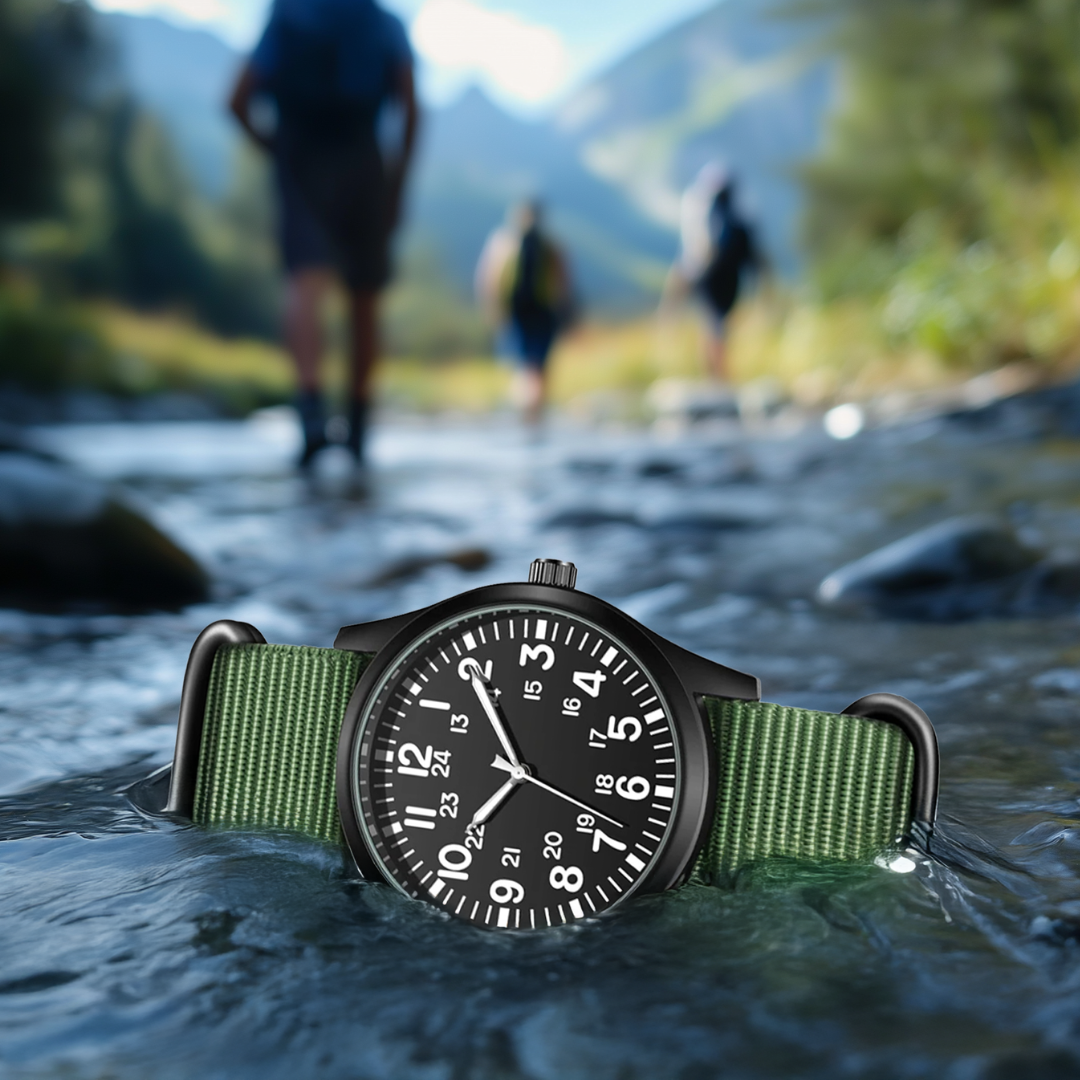 Joris | Tactisch Avonturenhorloge met Stoffen Band 6
