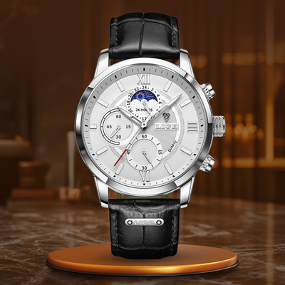 Tom | Klassiek Sporthorloge Heren met Stopwatchfunctie en Waterbestendigheid 10