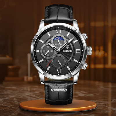Tom | Klassiek Sporthorloge Heren met Stopwatchfunctie en Waterbestendigheid 11